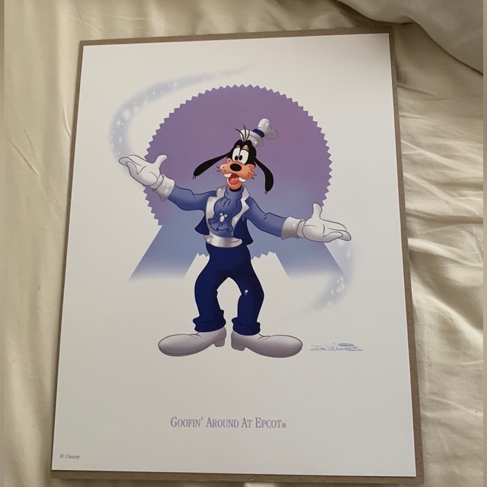 Limited Edition 2008 “Mickey, Minnie, Goofy, Donald and Pluto Lithographs NWOT - Picture 7 of 12